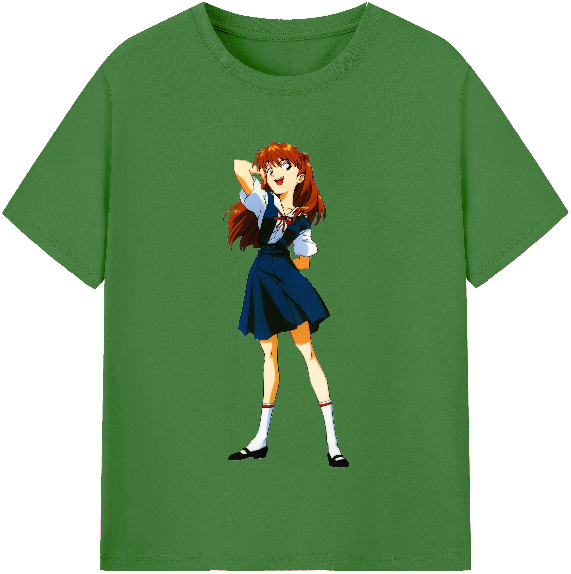 （画像用） EVA 新世紀エヴァンゲリオン レディースカジュアルプリントTシャツ（綿100％）
